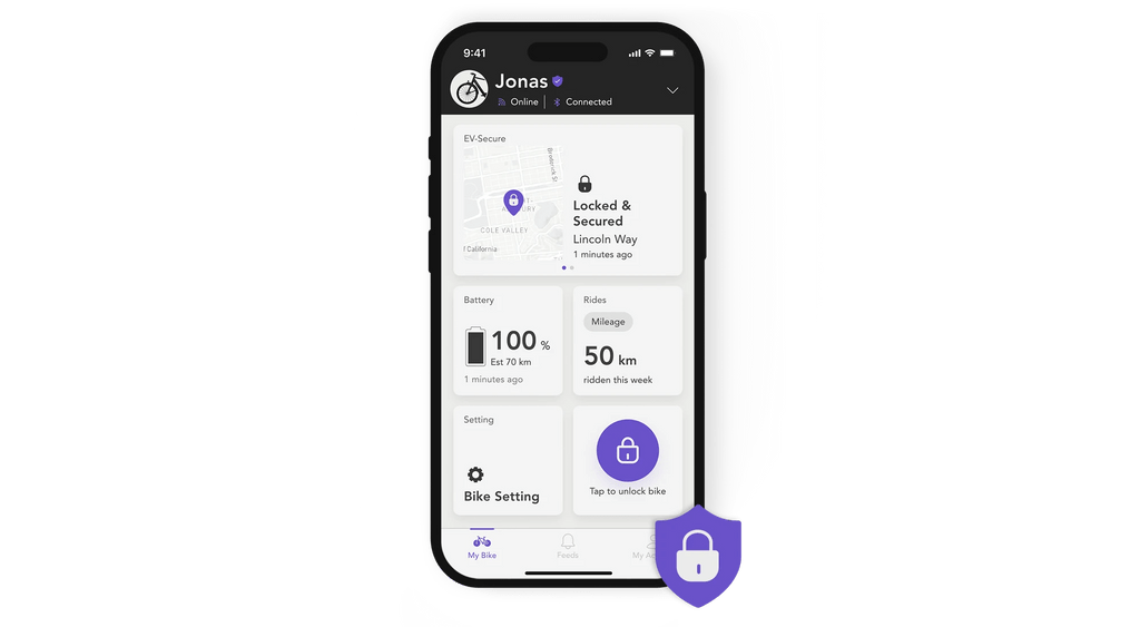 EV - Secure (FREE) - EVIE Bikes